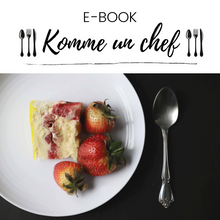 Upload image to gallery, E-Book Komme un chef
